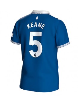 Billige Everton Michael Keane #5 Hjemmedrakt 2023-24 Kortermet